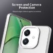 OPPO A3x 4G Shockproof Phone Case - White Candy PC Hybrid TPU - 7