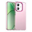 OPPO A3x 4G Red Shockproof Candy PC Hybrid TPU Phone Case - 1