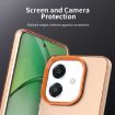 OPPO A3x 5G India Orange Shockproof Phone Case - Candy PC Hybrid TPU - 7