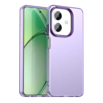 OPPO A20 Shockproof Phone Case - Purple Candy PC Hybrid TPU - 1