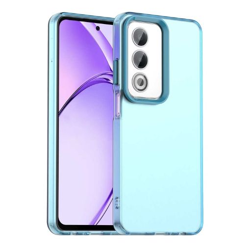 OPPO A3 Pro Global Candy PC Hybrid TPU Shockproof Case - Blue - 1
