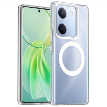 Vivo Y200 Pro White Candy Magsafe PC Hybrid TPU Phone Case - 1