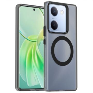 Vivo Y200 Pro Black Candy Magsafe PC Hybrid TPU Phone Case - 1