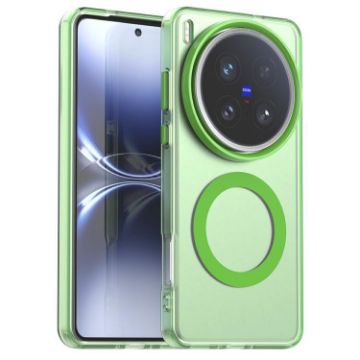 Vivo X200 Ultra Candy Magsafe PC Hybrid TPU Phone Case - Green - 1
