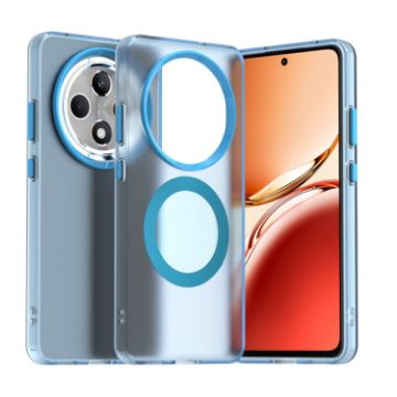 OPPO Reno12 F 4G Blue Candy Magsafe PC Hybrid TPU Phone Case - 1