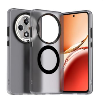 OPPO Reno12 F 5G Black Candy Magsafe PC Hybrid TPU Phone Case - 1