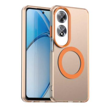 OPPO A60 Global Candy Magsafe PC Hybrid TPU Case - Orange - 1