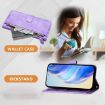 Realme 14/14T 5G Purple Leather Wallet Phone Case with Multi-Card Slots - 3