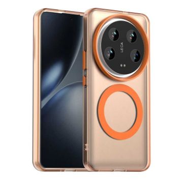 Xiaomi 14 Ultra Candy Magsafe Phone Case - Orange PC Hybrid TPU - 1
