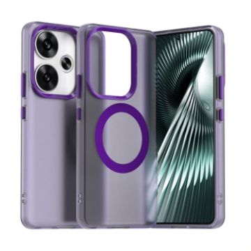 Redmi Turbo 3 Candy Magsafe PC Hybrid TPU Phone Case - Purple - 1