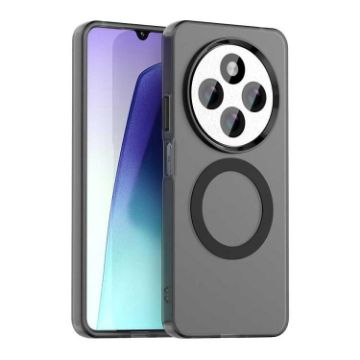 Redmi A3 Pro Candy Magsafe PC Hybrid TPU Case - Black - 1