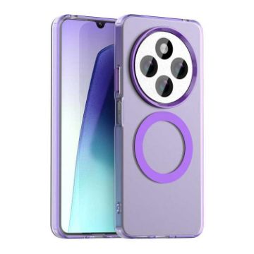 Redmi A3 Pro Candy Magsafe PC Hybrid TPU Phone Case - Purple - 1