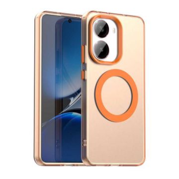 Redmi Turbo 4 Orange Magsafe PC Hybrid TPU Phone Case - 1