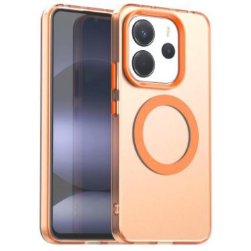 Redmi Note 14 4G Orange Candy Magsafe PC Hybrid TPU Phone Case - 1