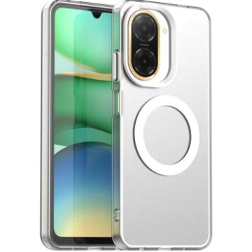 Redmi A5/Xiaomi Poco C71 White Magsafe PC Hybrid TPU Phone Case - 1