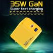 M167 PD 35W Type-C & USB QC 3.0 Fast Charger, EU Plug, Black - 2
