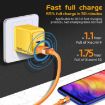 M167 PD 35W Type-C & USB QC 3.0 Fast Charger, EU Plug, Black - 5