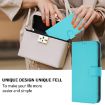 Infinix GT 30 Pro Lake Blue Leather Phone Case with Lanyard - 5