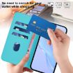 Infinix GT 30 Pro Lake Blue Leather Phone Case with Lanyard - 7