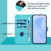 Infinix GT 30 Pro Lake Blue Leather Phone Case with Lanyard - 8