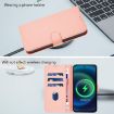 Ulefone Note 14 Pink Leather Phone Case with Lanyard - Skin Feel - 7