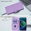 Ulefone Note 14 Leather Phone Case with Lanyard - Lavender Purple - 7