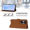 Ulefone Note 17 Pro Brown Leather Phone Case with Lanyard - 3