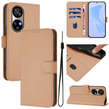 Ulefone Note 17 Pro Leather Phone Case with Lanyard - Nude Color - 1