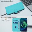 Ulefone Note 17 Pro Lake Blue Leather Phone Case with Lanyard - 7