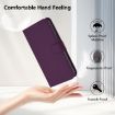 ZTE Blade A52 Lite Violet Leather Phone Case with Lanyard - 9