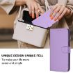 Tecno Camon 40 Premier Lavender Purple Leather Case with Lanyard - 7