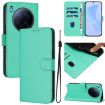 Tecno Camon 40 Premier Green Leather Phone Case with Lanyard - 1