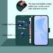 Tecno Camon 40 Premier Dark Green Leather Phone Case with Lanyard - 8