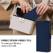 Tecno Camon 40 Premier Navy Blue Leather Phone Case with Lanyard - 5