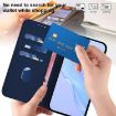 Tecno Camon 40 Premier Navy Blue Leather Phone Case with Lanyard - 7