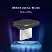 16GB Mini Metal U Disk with USB-C/Type-C Interface for Car Use - 2