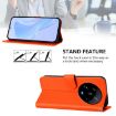 Xiaomi 14 Ultra 5G Leather Phone Case with Lanyard - Orange - 3