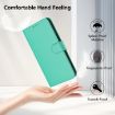 Samsung Galaxy A36 5G Green Leather Phone Case with Lanyard - 5