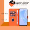 Samsung Galaxy A26 5G Orange Leather Phone Case with Lanyard - 4