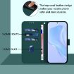 Samsung Galaxy A26 5G Dark Green Leather Phone Case with Lanyard - 4