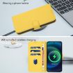 Samsung Galaxy A26 5G Leather Phone Case with Lanyard - Lemon Yellow - 7