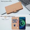 Samsung Galaxy A56 5G Nude Leather Phone Case with Lanyard - 7