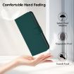 Samsung Galaxy A56 5G Dark Green Leather Phone Case with Lanyard - 5