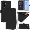 Samsung Galaxy A56 5G Black Leather Phone Case with Lanyard - 1