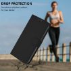 Samsung Galaxy A56 5G Black Leather Phone Case with Lanyard - 6