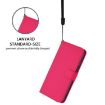 Samsung Galaxy A07 4G Rose Red Leather Phone Case with Lanyard - 6