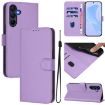 Samsung Galaxy A17 5G Leather Phone Case with Lanyard - Lavender Purple - 1