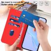 Realme 14 5G/14T 5G Red Leather Phone Case with Lanyard - 6