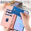 Realme 14 5G/14T 5G Pink Leather Phone Case with Lanyard - 7