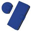 Realme 14 5G/14T 5G Leather Phone Case with Lanyard - Dark Blue - 4